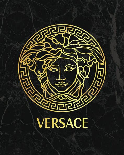 versace gold and black logo|Versace logo analysis.